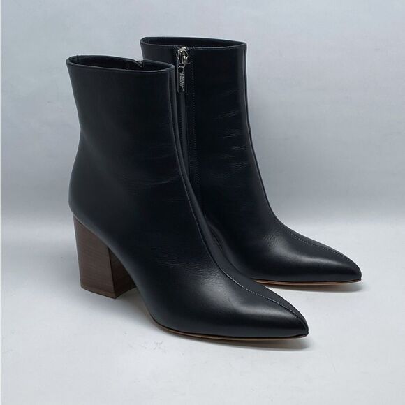 Gabriela Hearst Rio 75MM Leather Ankle Boots size 36.5